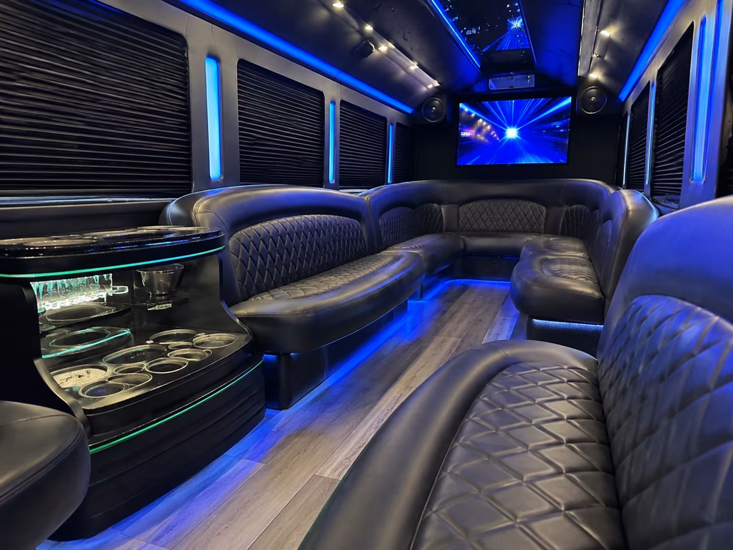 party buses with the prom night amenities your group will love