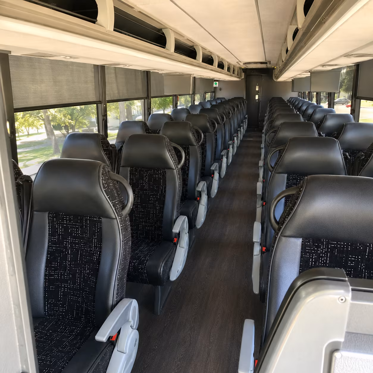 rosemead charter bus rental interior