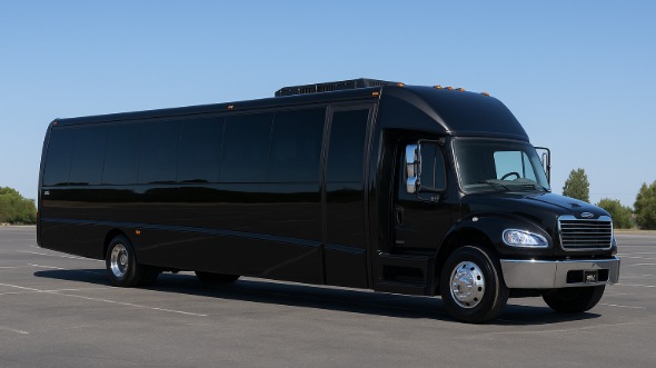 Exterior of Charter Bus Company Hacienda Heights's 28 Passenger Mini bus in Hacienda Heights