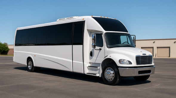 Exterior of Charter Bus Company Hacienda Heights's 30 Passenger Minibus in Hacienda Heights