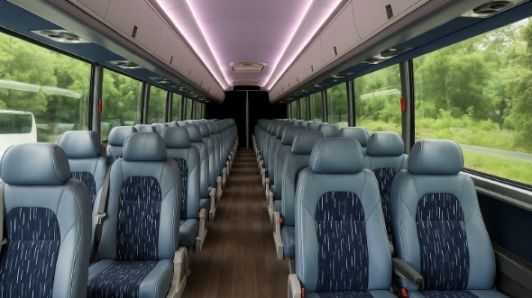 baldwin park 18 passenger minibus inside