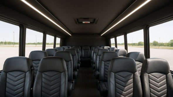 baldwin park 20 passenger minibus inside