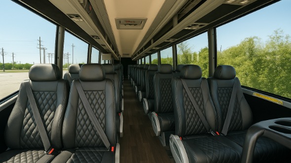 baldwin park 30 passenger minibus inside