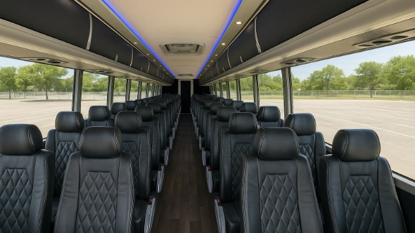 baldwin park 56 passenger charter bus rental