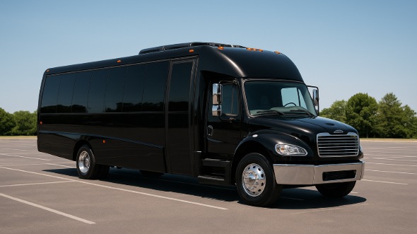 Exterior of Charter Bus Company Hacienda Heights's Party Bus in Hacienda Heights